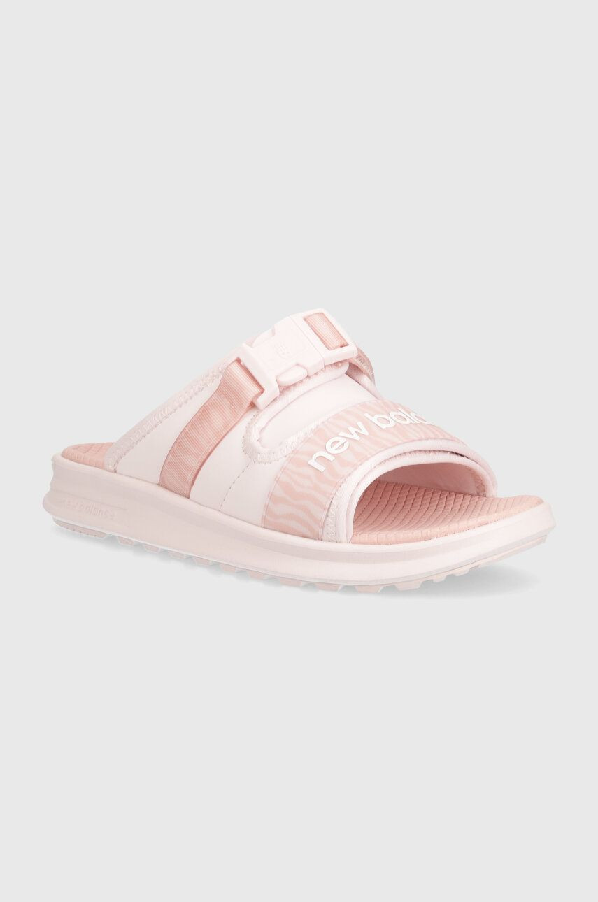 Šľapky New Balance SWA330N3 dámske, ružová farba, SWA330N3