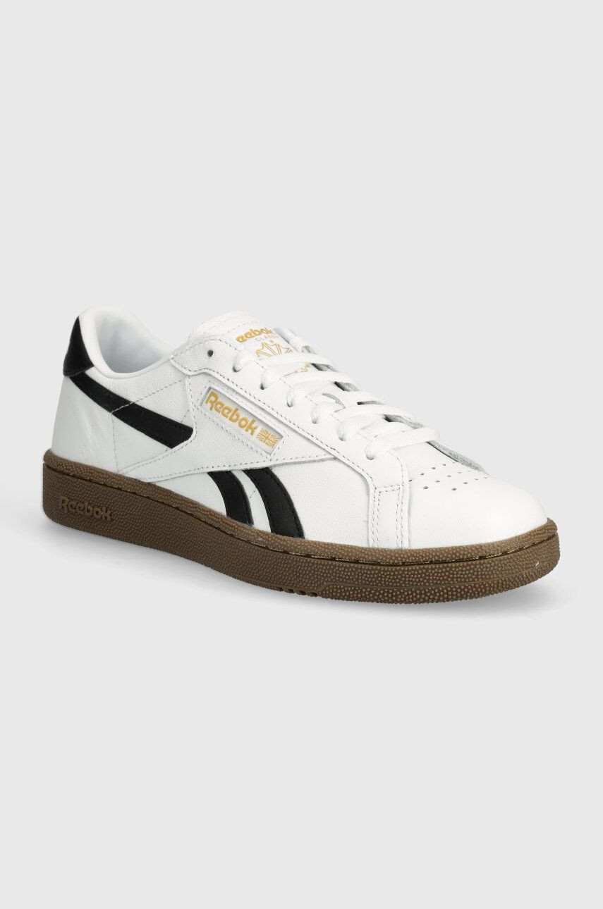 Kožené tenisky Reebok Classic Club C biela farba, 100202325