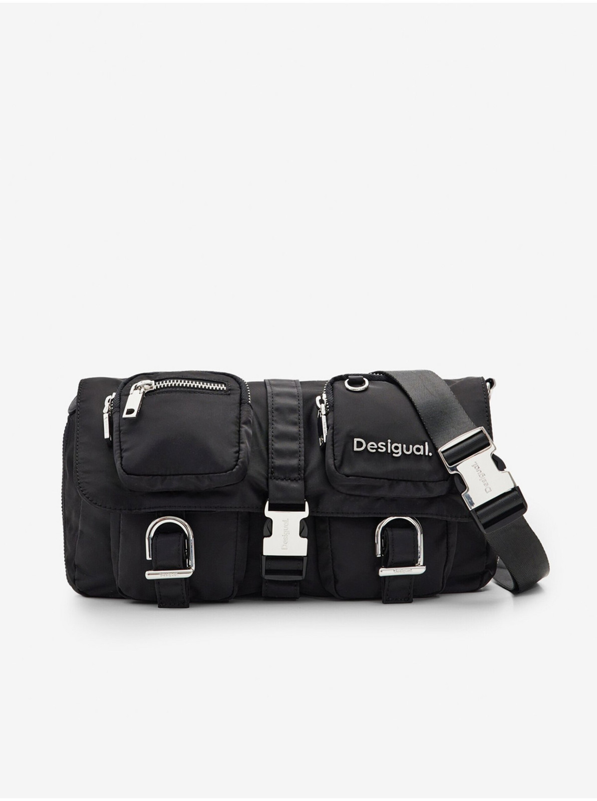 Čierna dámska kabelka Desigual Palvinder Tromso Satin Devetex