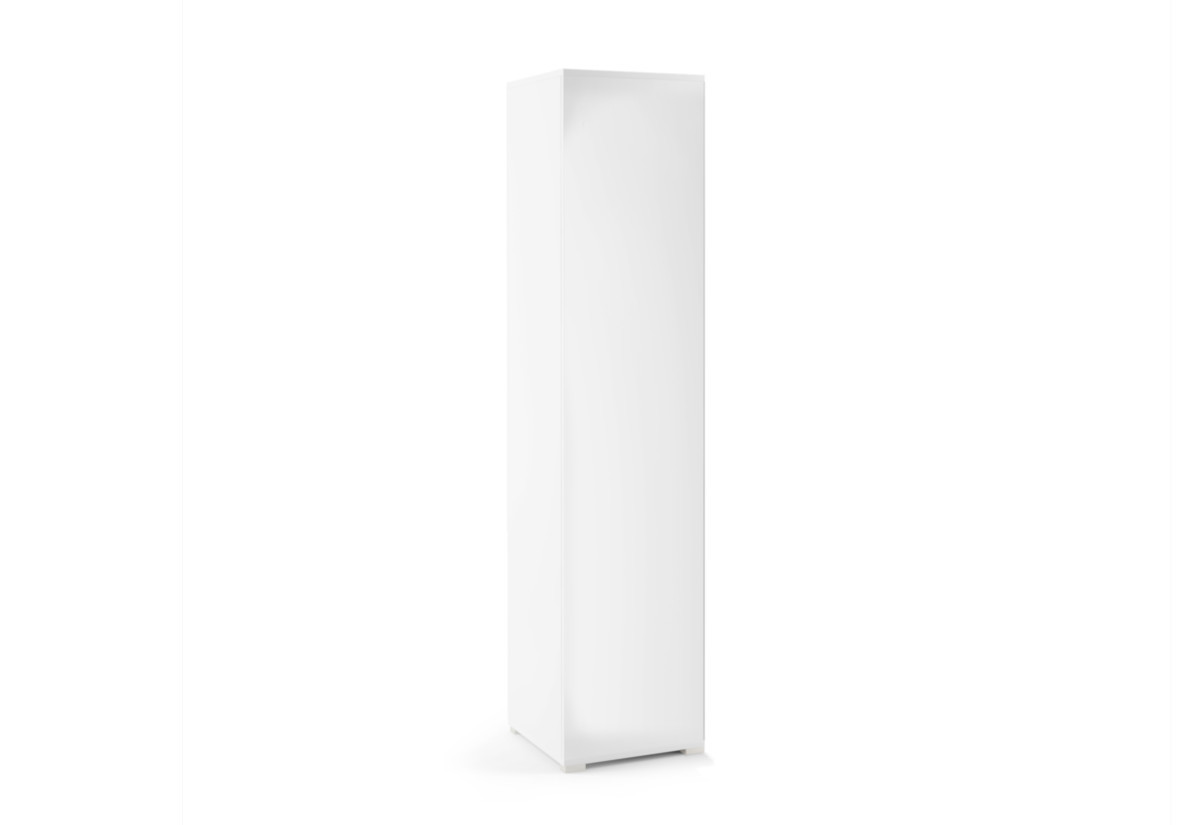 Expedo Šatníková skriňa LAVA bez zrkadla, 45x185x40, biela