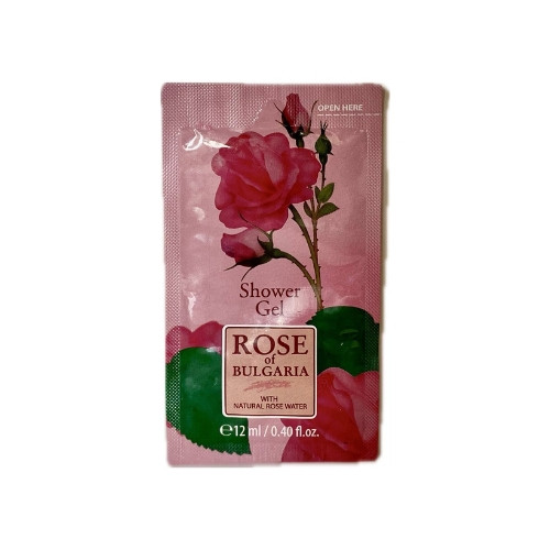 Sprchový gél z ružovej vody Rose of Bulgaria 12ml vzorka