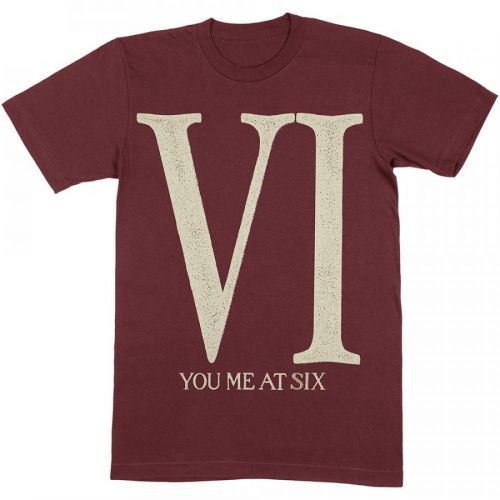 You Me At Six - Tričko Roman VI - Muž, Unisex, Červená, XXL