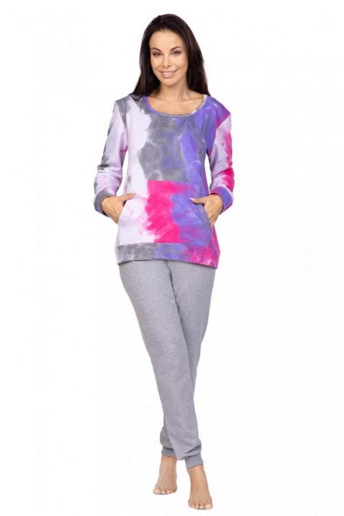 Dámske pyžamo Regina 979 w/r M-XL magenta XL
