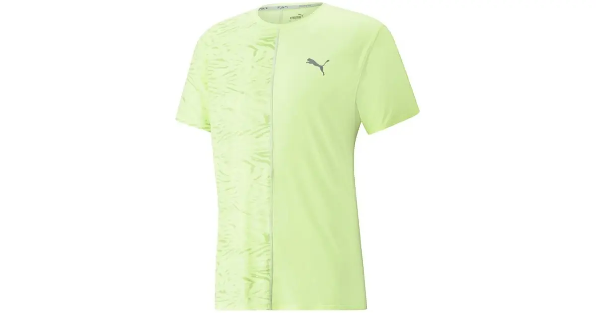 Puma Run Graphic SS Tee Fizzy Light Men's T-Shirt