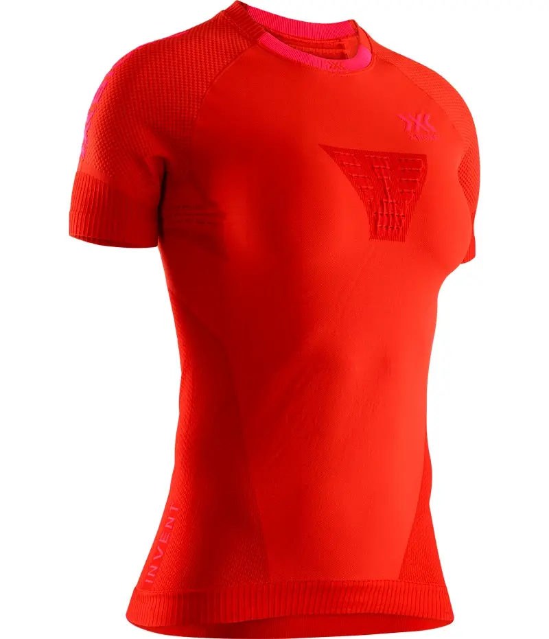 Women's T-Shirt X-Bionic Invent 4.0 Run Red, L