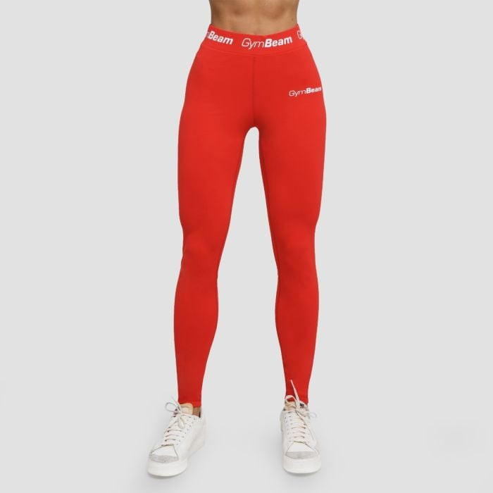 GymBeam Dámske legíny Simple Rouge Red  MM