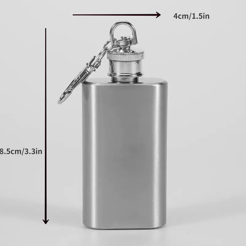 Prívesok Placatka 50 ml - strieborný