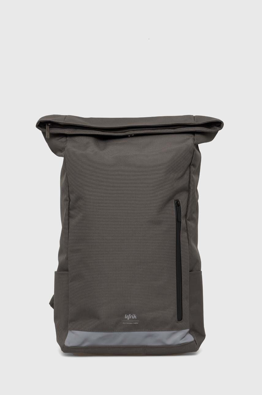 Ruksak Lefrik ROLL REFLECTIVE zelená farba, veľký, jednofarebný