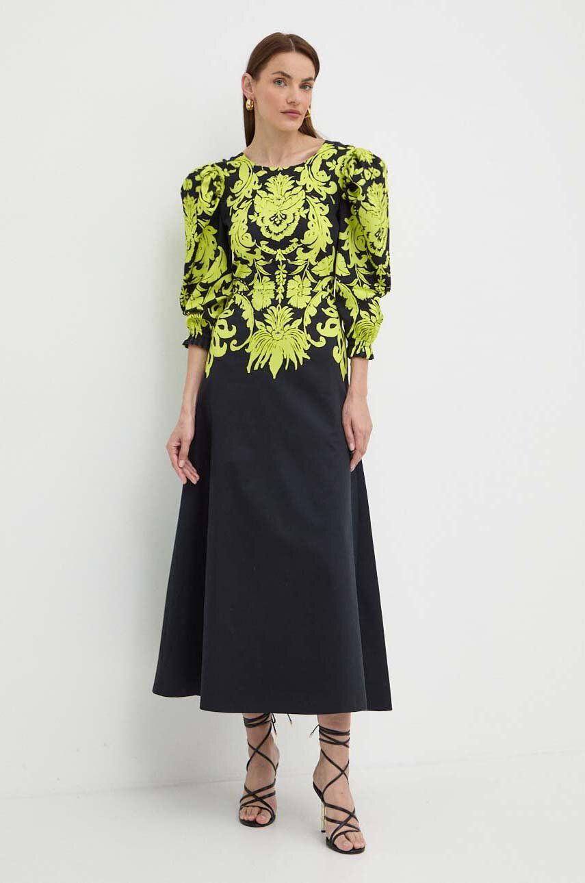 Šaty Luisa Spagnoli RUNWAY COLLECTION maxi, áčkový strih, 541116