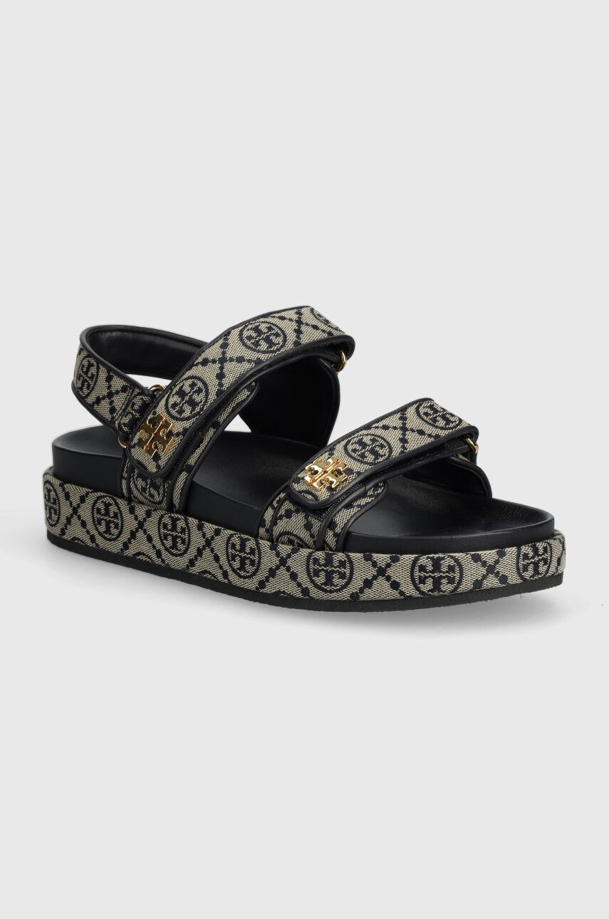 Sandále Tory Burch Kira Sport Sandal dámske, tmavomodrá farba, 155154.430