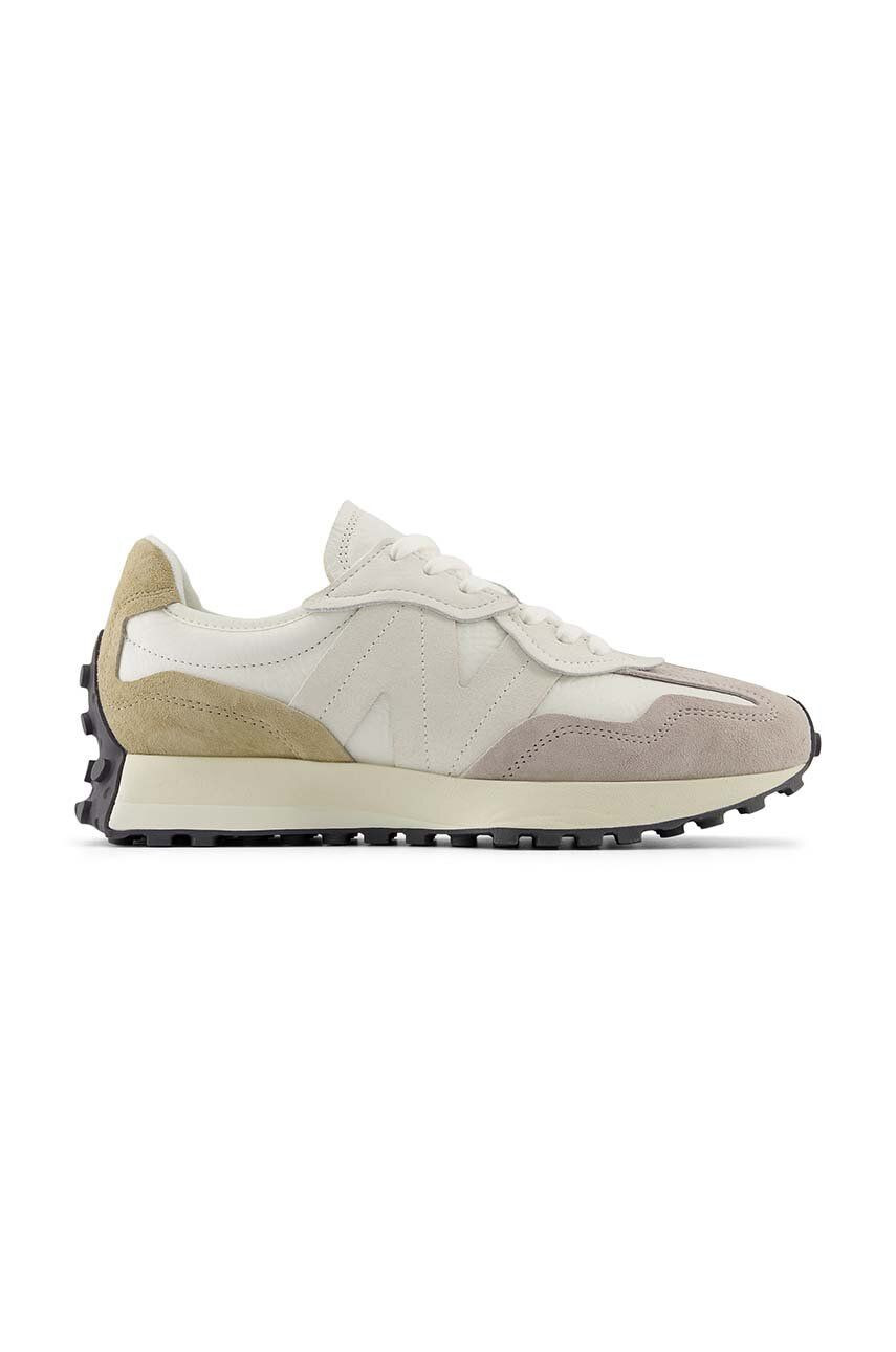 Kožené tenisky New Balance U327WGA béžová farba, U327WGA