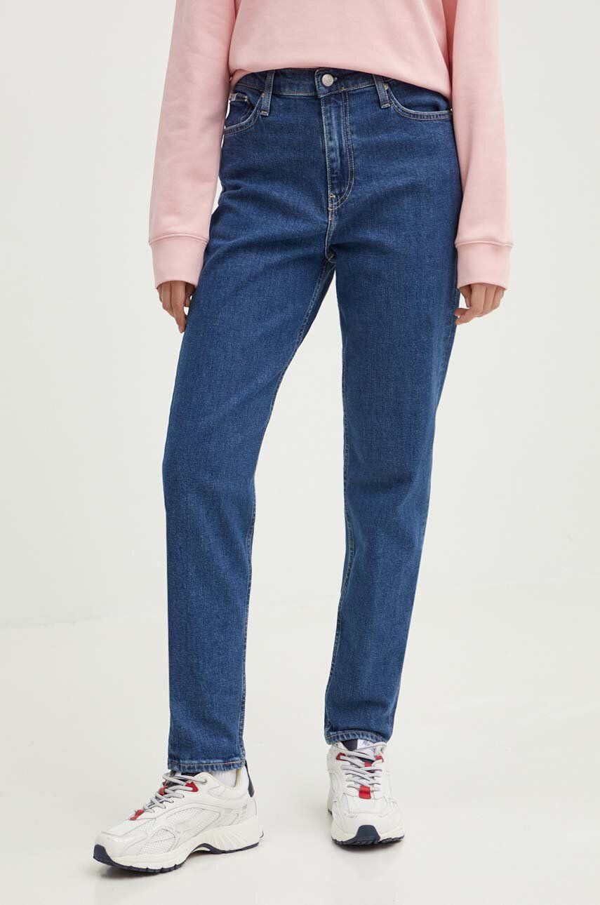 Rifle Calvin Klein Jeans dámske, vysoký pás, J20J221589