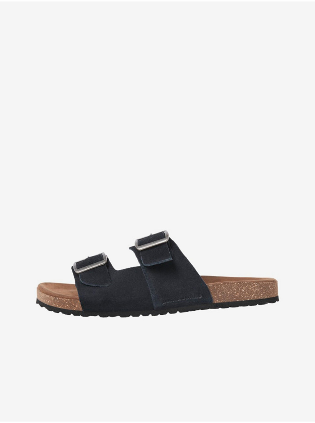 Tmavomodré pánske semišové šľapky Jack & Jones Louis