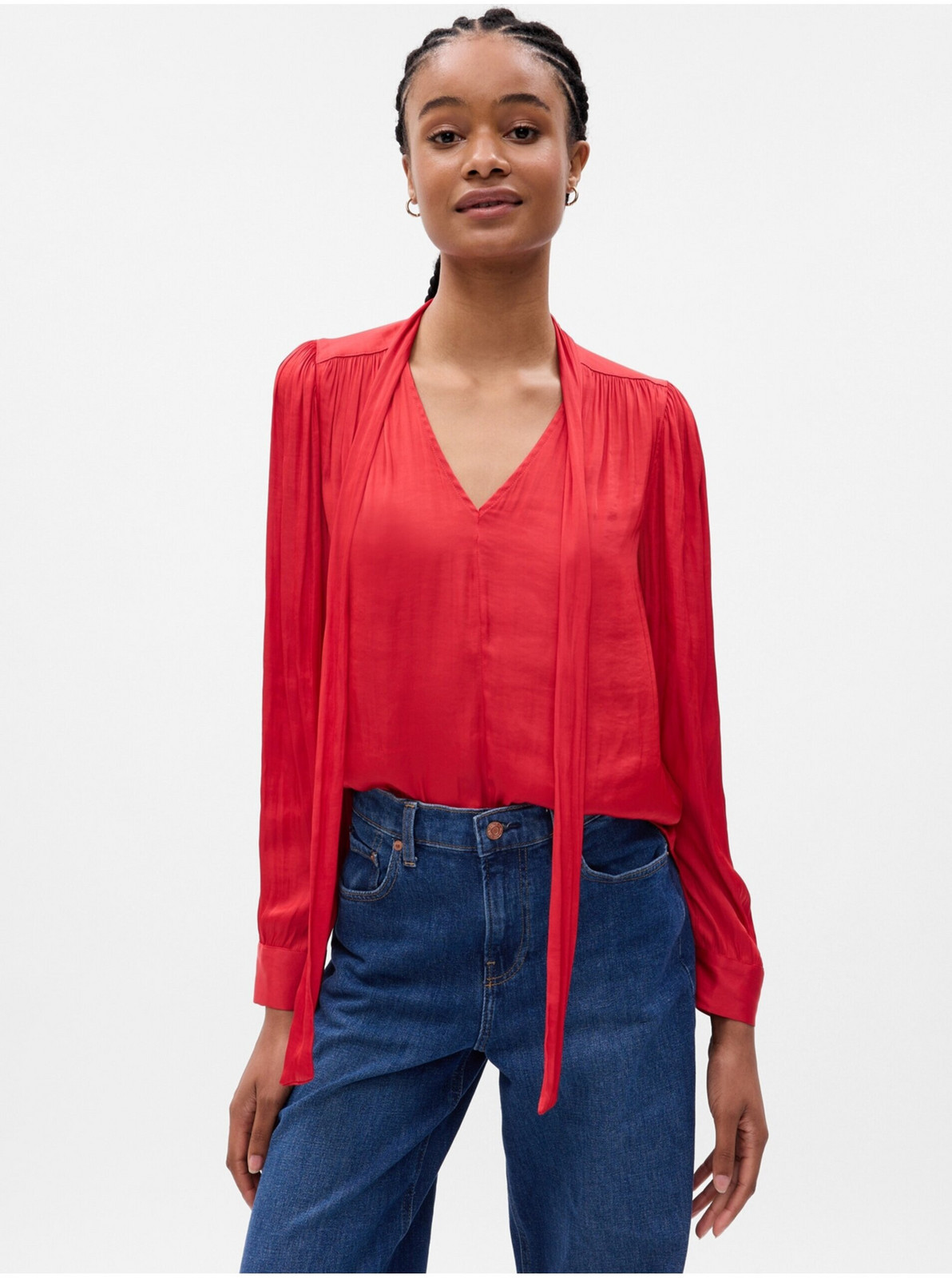 Červená dámska blúzka GAP