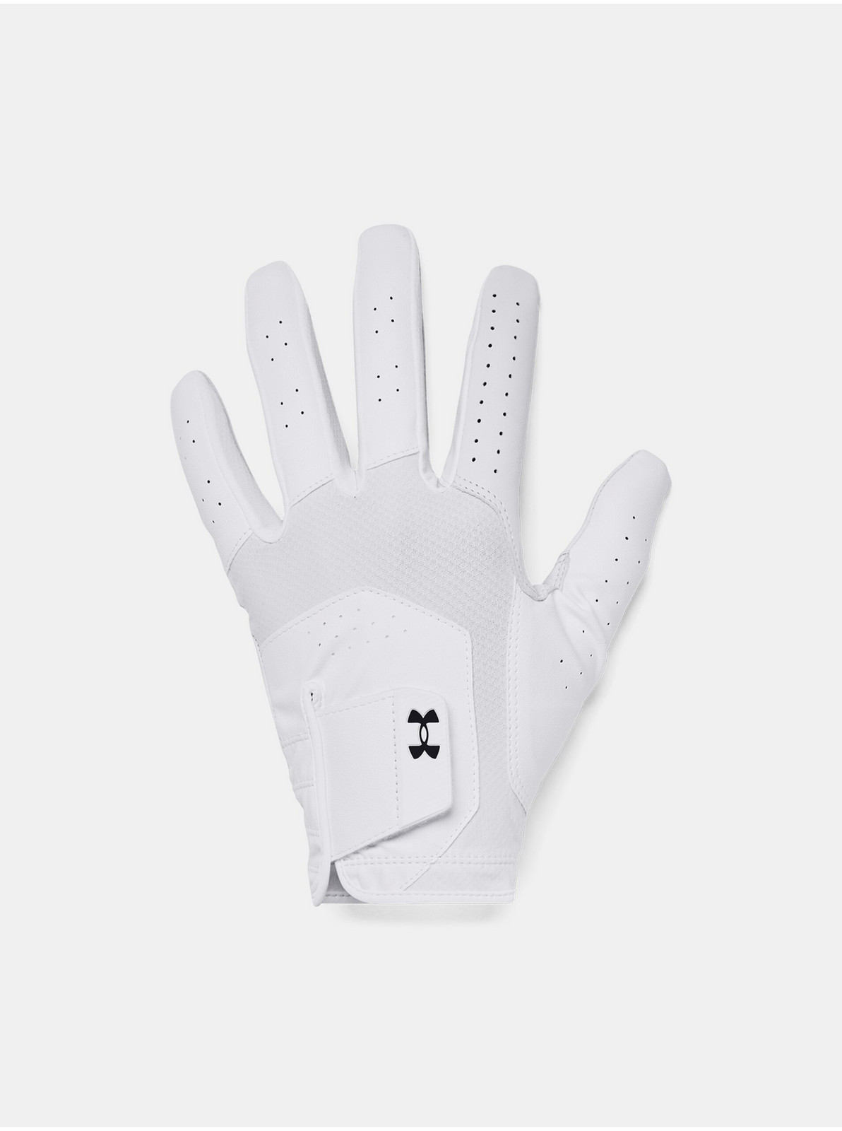 Biele pánske športové rukavice Under Armour UA Iso-Chill Golf