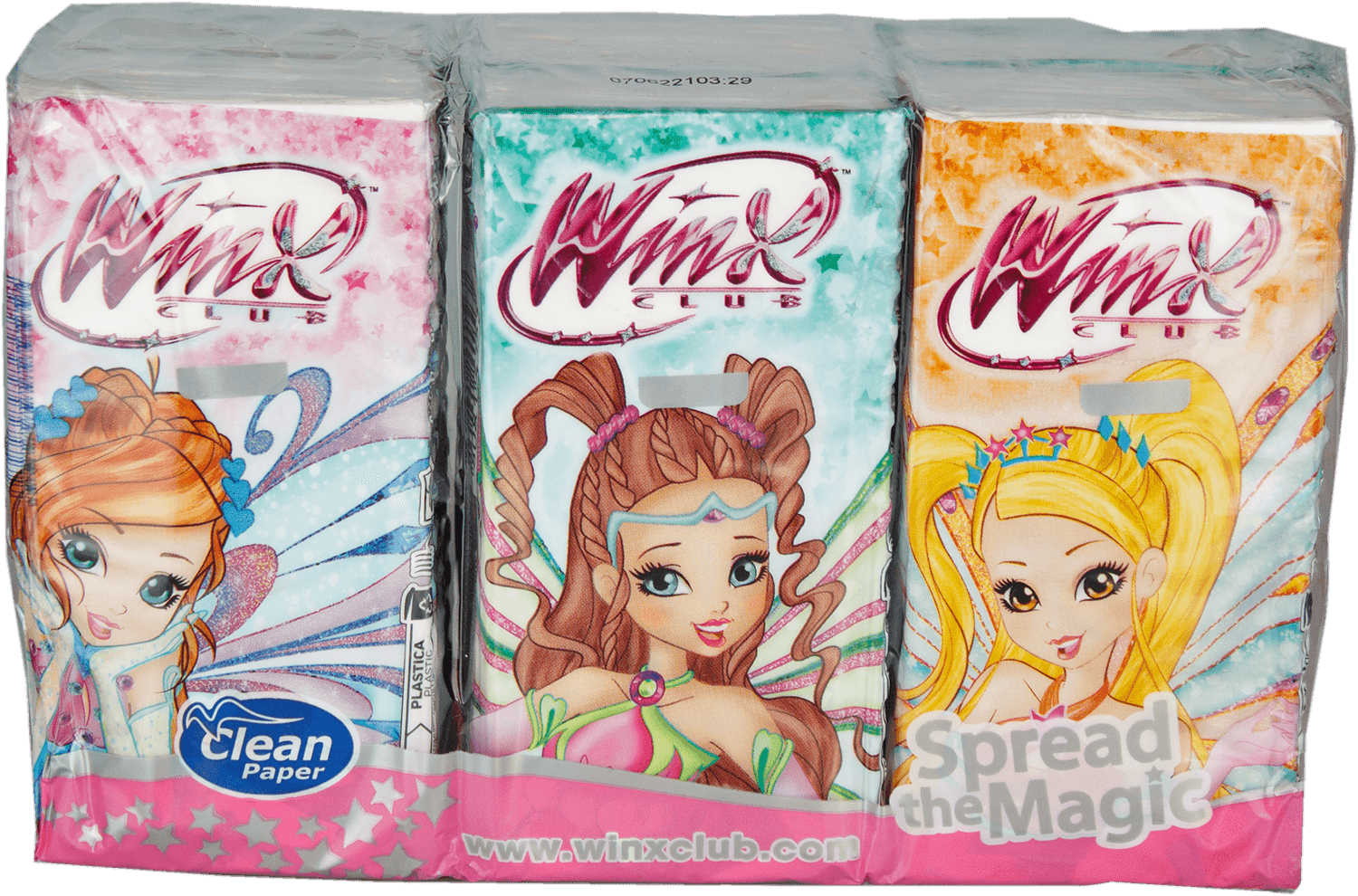 Clean Winx parfumované vreckovky 6x9ks
