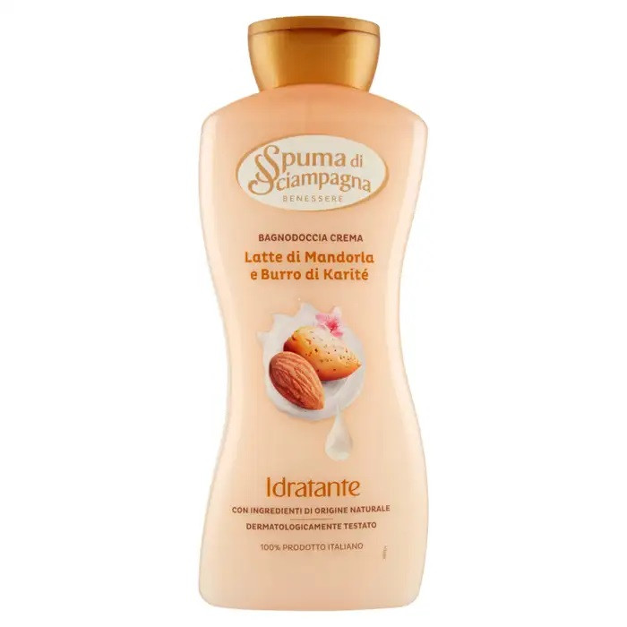 Bennesere Spuma di Sciampagna sprchový gél 650ml-Idratante-Latte di Mandorla