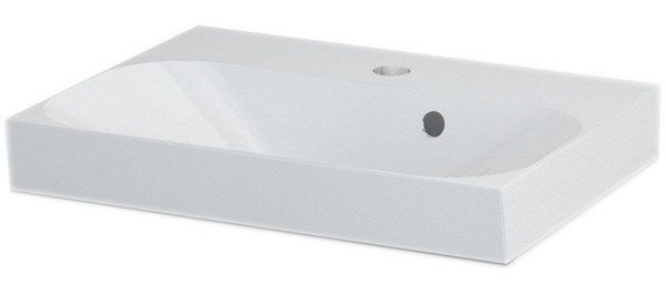 GELCO Umývadlo ELAINE biele mat z liateho mramoru ELAINE_MAT