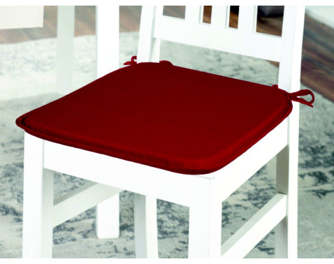 Sada podsedákov na stoličky (4 ks) Lola 38x38 cm, bordó%