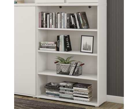 Regál Charles 80 cm/120 cm, biely%