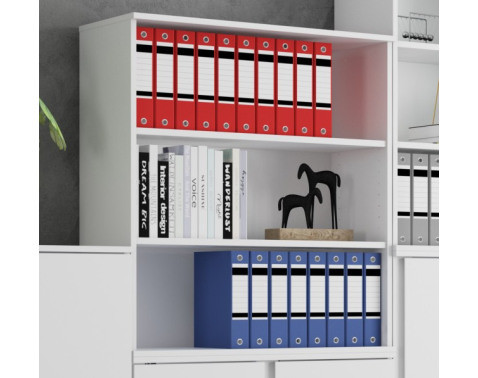 Regál Charles 80 cm/91 cm, biely%