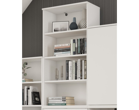 Regál Charles 60 cm/120 cm, biely%