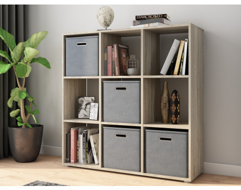 Regál s 9 priehradkami Felicia, dub sonoma%