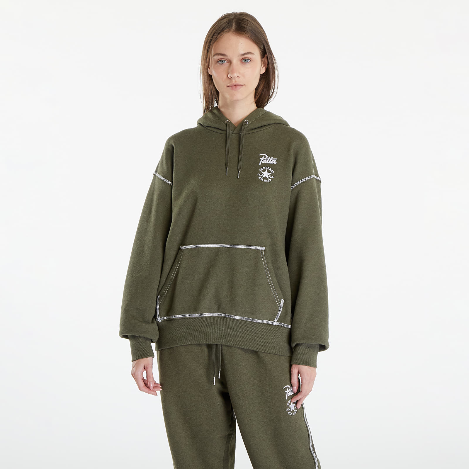Converse x Patta Gold Standard Hoodie UNISEX Utility Green Heather
