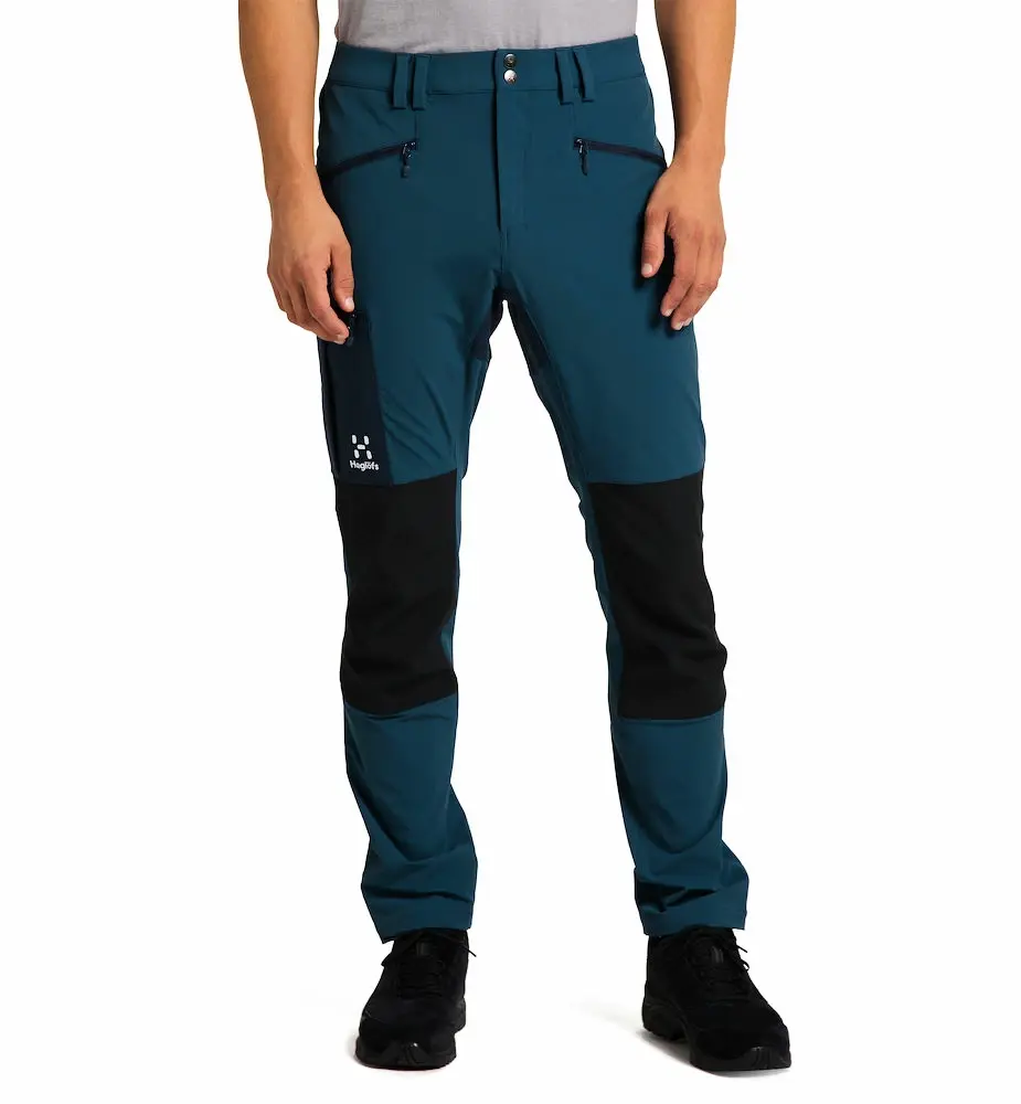 Men's trousers Haglöfs Rugged slim Dark ocean/True black