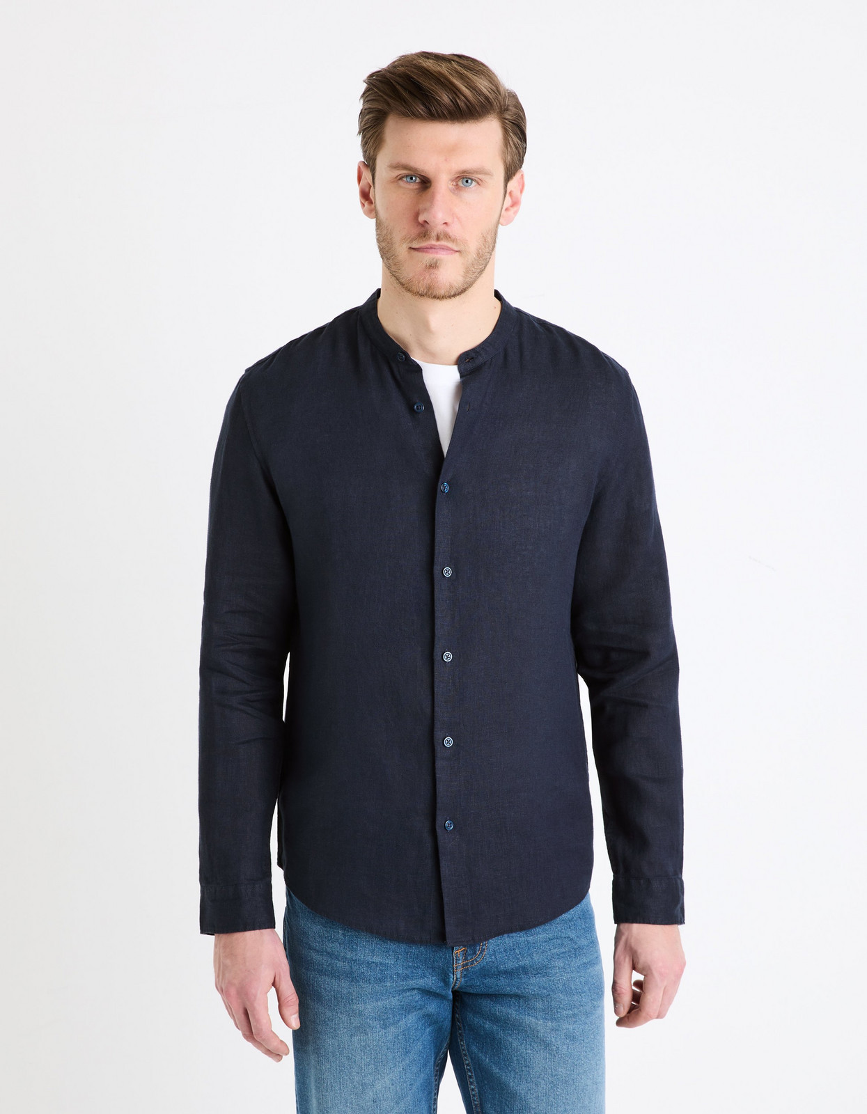 Celio Linen Shirt Damaolin - Men's