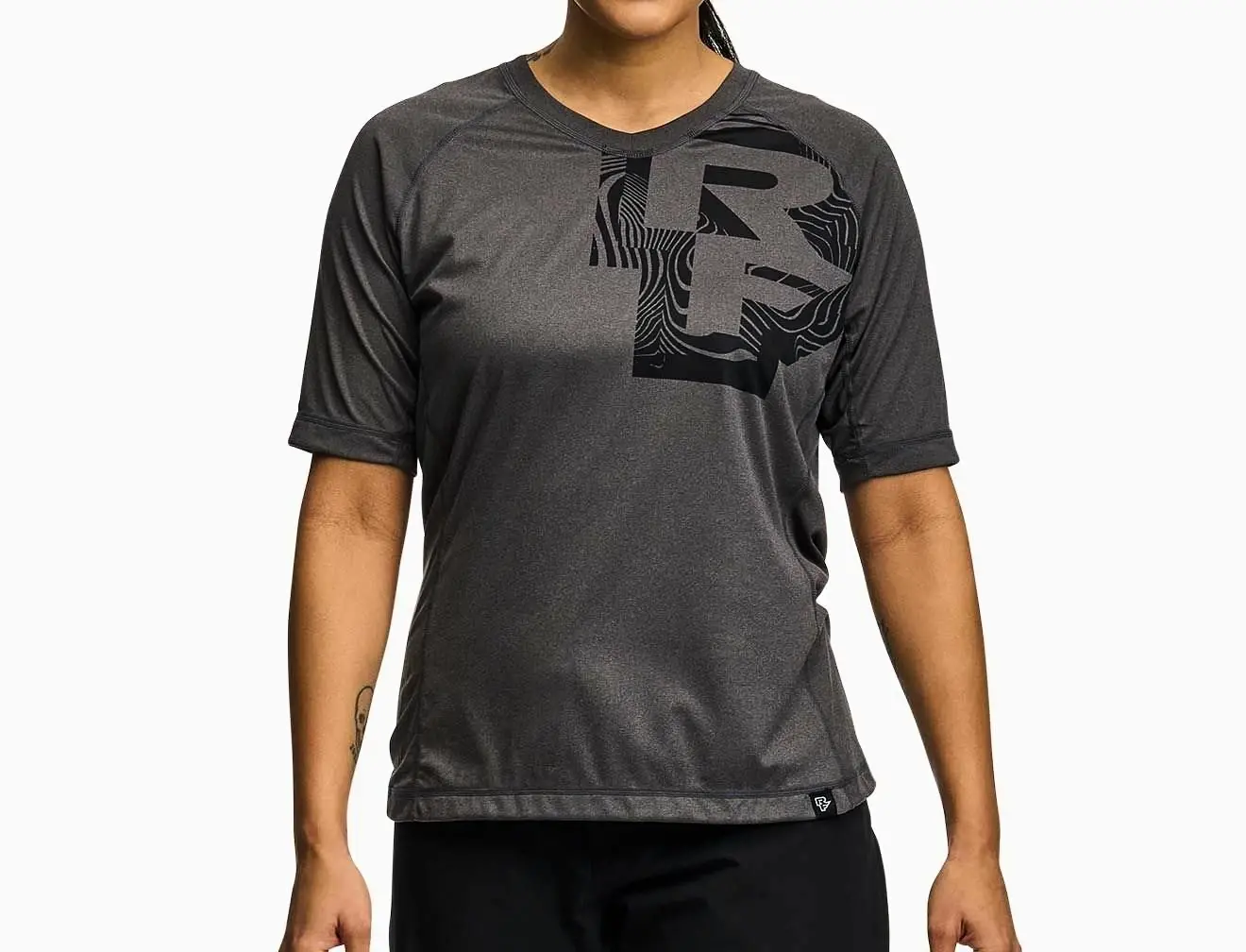 Women's Race Face Nimby SS Black Cycling Jersey