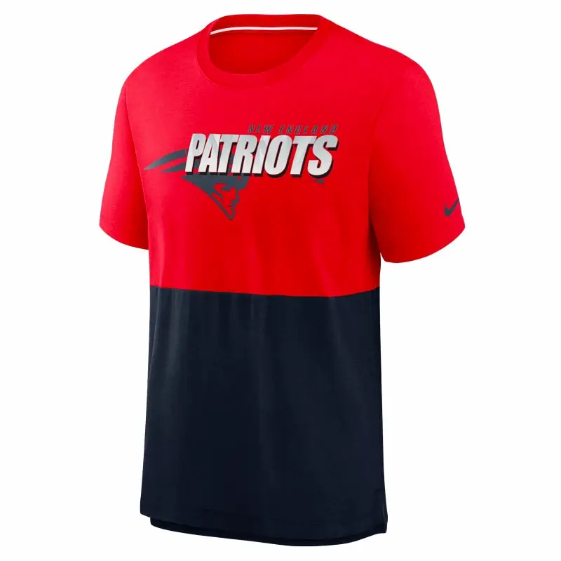 Nike Colorblock Men's T-Shirt NFL New England Patriots, XL