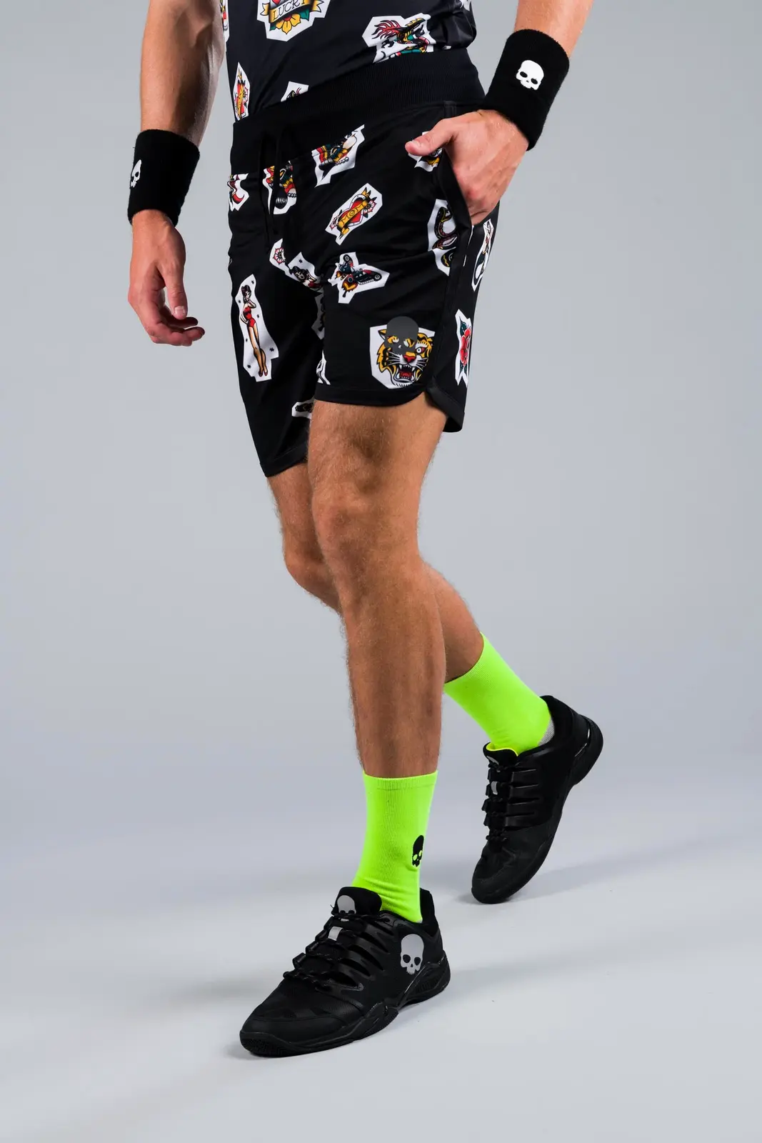 Men's Hydrogen Tattoo Tech Shorts Black S