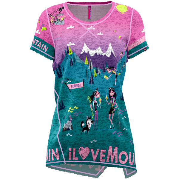 Dámske tričko Crazy Idea T-SHIRT ALOHA