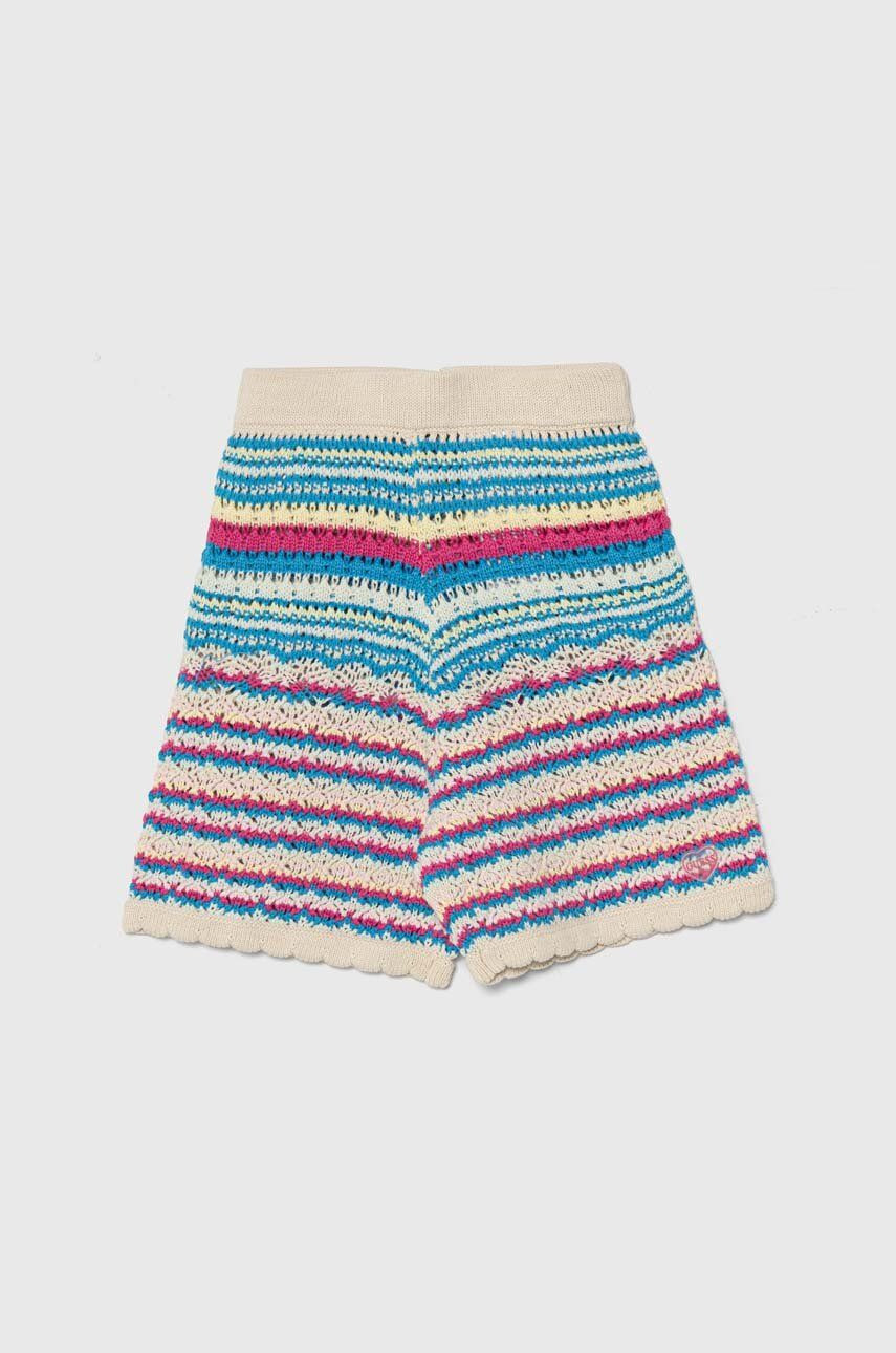 Detské bavlnené šortky Guess vzorované