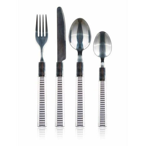 Banquet Sada nehrdz. príborov s plastovou rukoväťou LINES, 24 ks