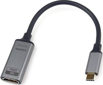 PremiumCord Adaptér USB-C na HDMI rozlišenie obrazu 8K@60Hz,4K@144Hz Aluminium 20 cm