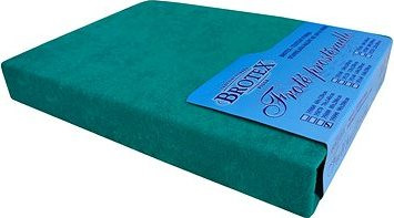Brotex Froté prestieradlo 90 × 200 cm, tmavo zelené