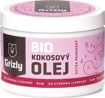 GRIZLY Kokosový olej panenský BIO 500 ml