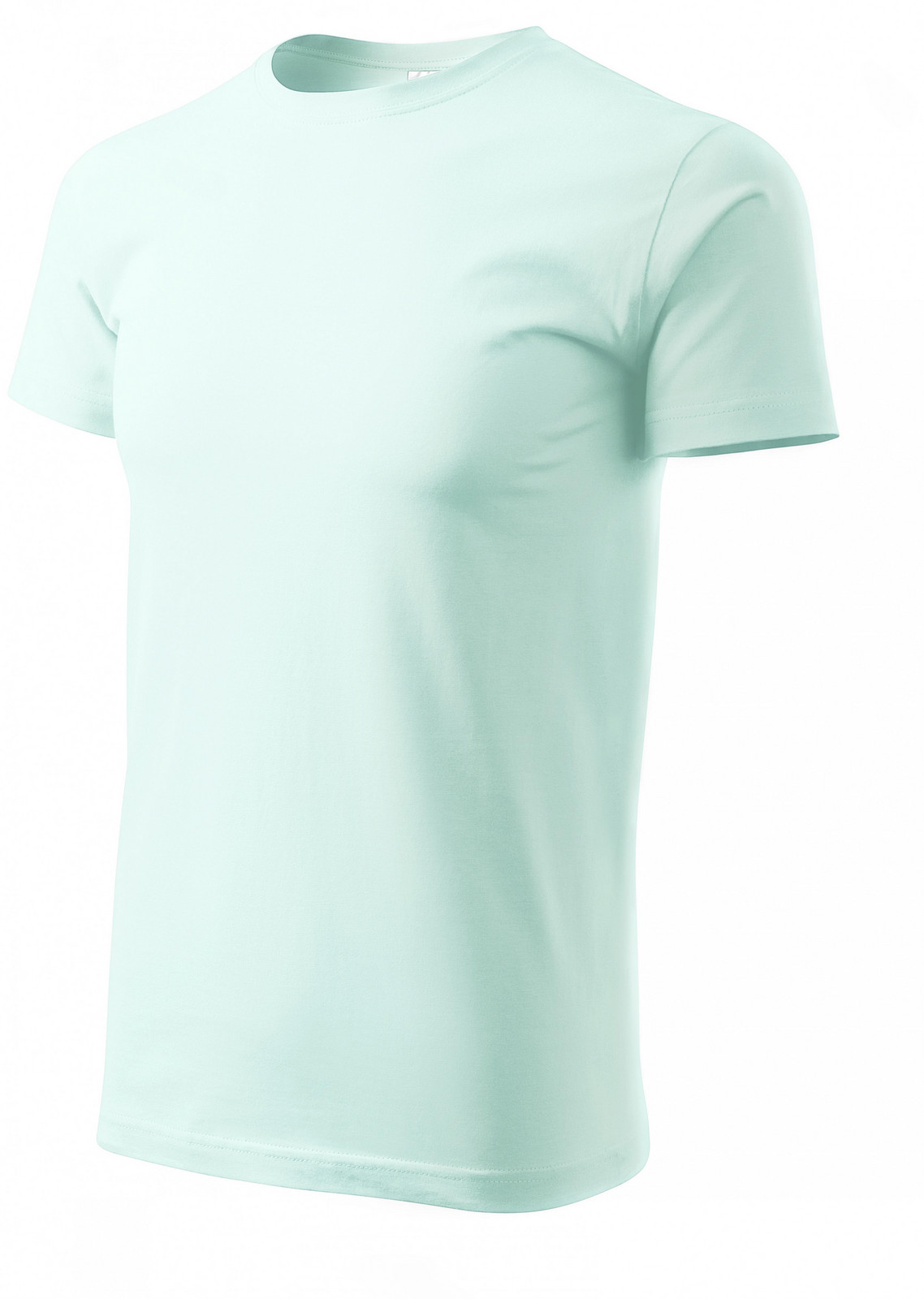 Tričko vyššej gramáže unisex, ľadová zelená, XS