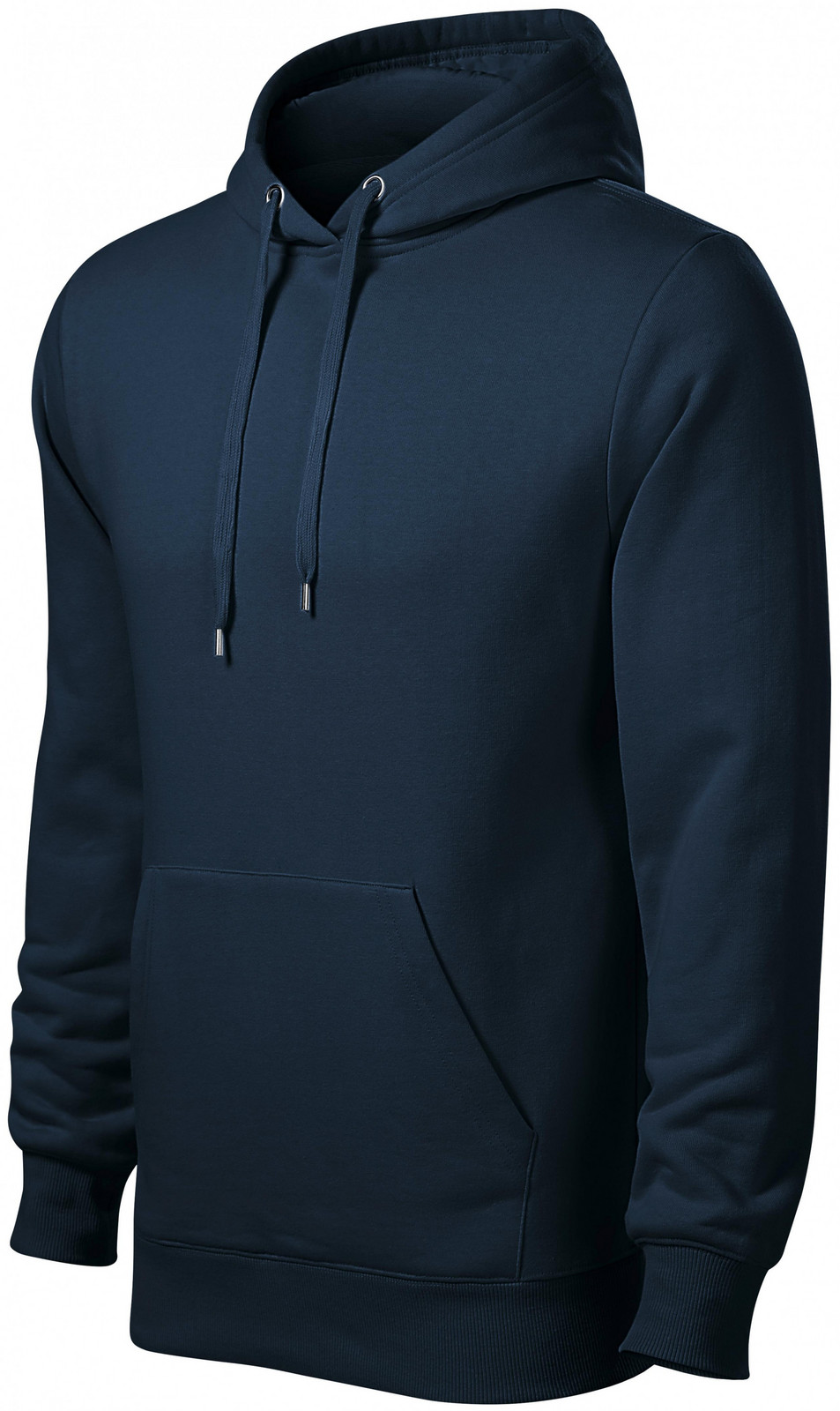 Pánska mikina bez zipsu s kapucňou, tmavomodrá, 4XL