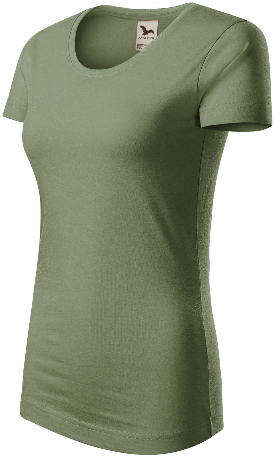 Dámske tričko, organická bavlna, khaki, XS
