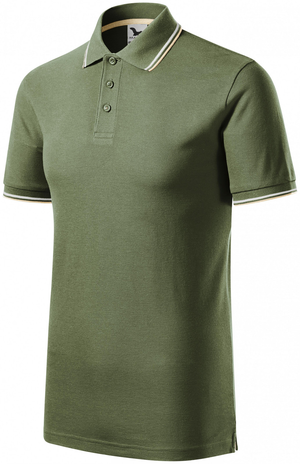 Pánska polokošeľa klasická, khaki, S