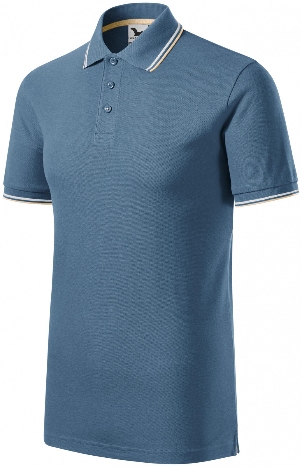 Pánska polokošeľa klasická, denim, S