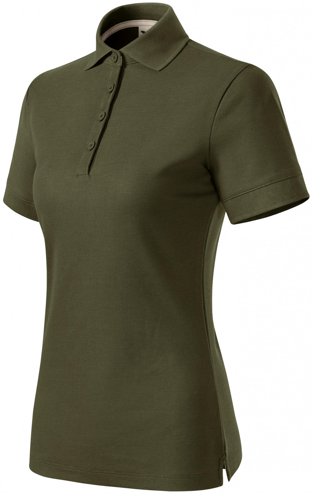 Dámska polokošeľa z organickej bavlny, military, XS