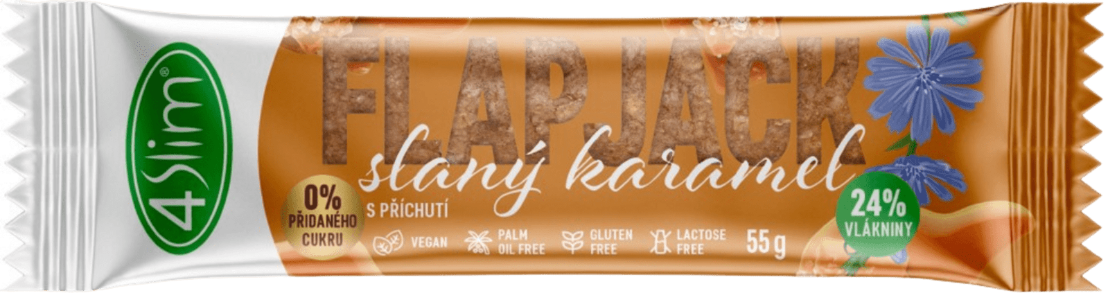 4Slim Flapjack slaný karamel 55 g