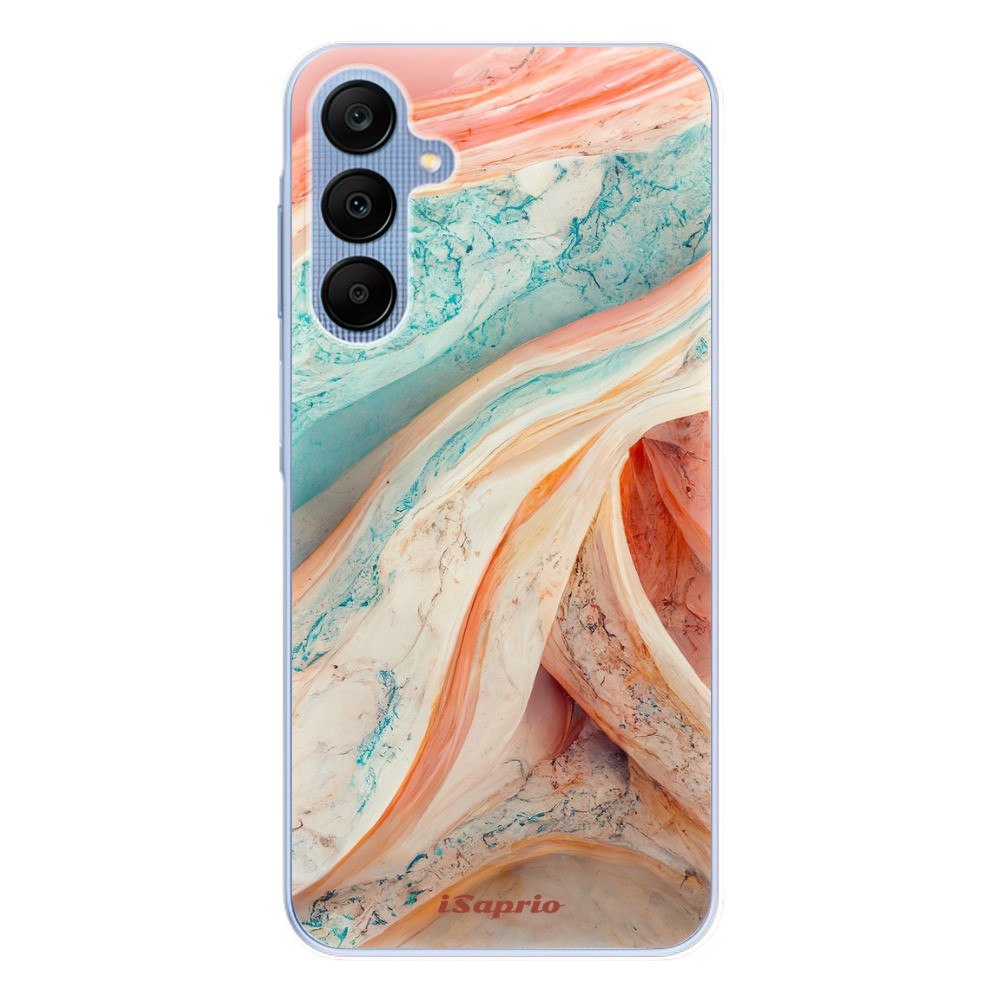 Odolné silikónové puzdro iSaprio - Orange and Blue - Samsung Galaxy A25 5G