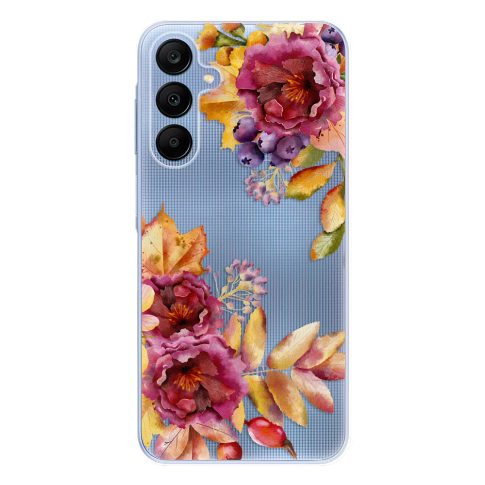 Odolné silikónové puzdro iSaprio - Fall Flowers - Samsung Galaxy A25 5G