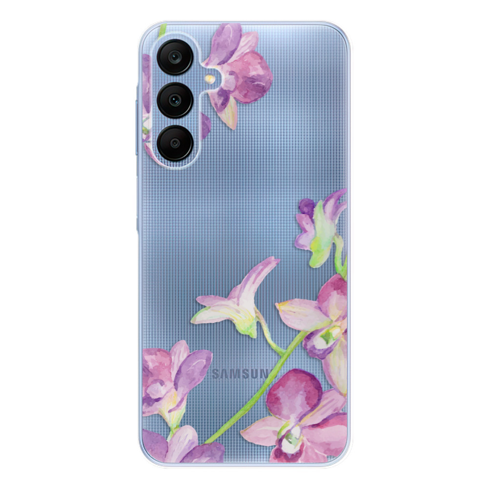 Odolné silikónové puzdro iSaprio - Purple Orchid - Samsung Galaxy A25 5G