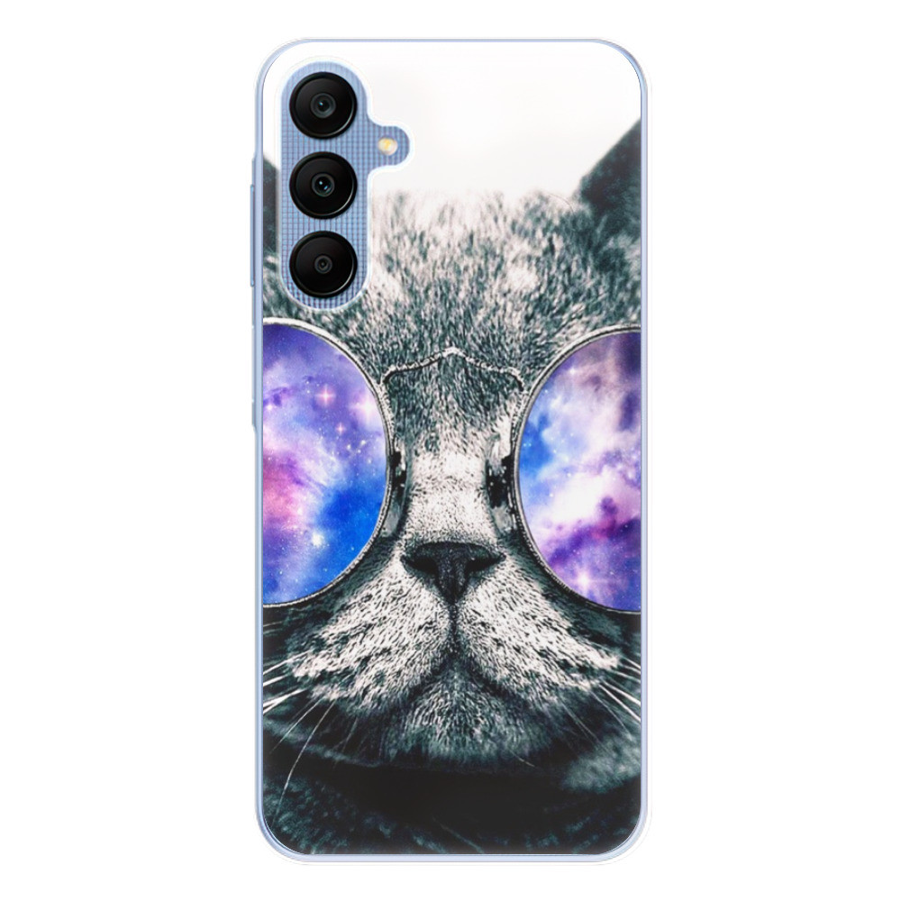 Odolné silikónové puzdro iSaprio - Galaxy Cat - Samsung Galaxy A25 5G